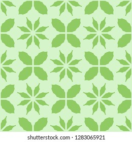 Flower leaf abstract background multicolor seamless pattern.