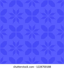 Flower leaf abstract background multicolored seamless pattern.