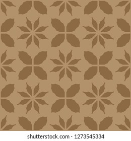 Flower leaf abstract background multicolored seamless pattern.