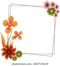 flower, leaf, album, announcement, border, greenery, herb, invitation, collection, illustration, set, decoration, celebration, design, floral, frame