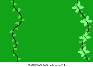 flower and leaf background illustration. simple and beautiful design.