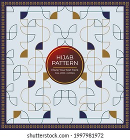 flower leaf colorfull pattern vector illustration design for hijab, cover book, background