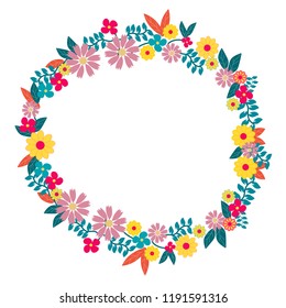 flower and leaf crown 