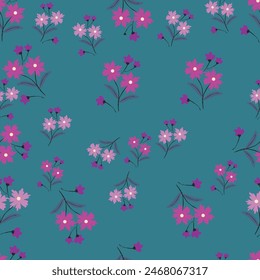 Flower Leaf Hand Drawn Pattern Seamless Pattern Watercolor Trendy Background Trendy Color Cards Clothes Print Home Textile Fabric Wall Cards