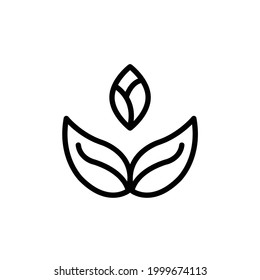 Blumensymbol und Blattsymbol, EPS10