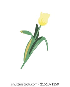 icono de flor y hoja aislado
