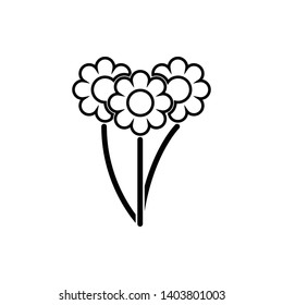 Flower Leaf Icon Vector Illustration - Vector