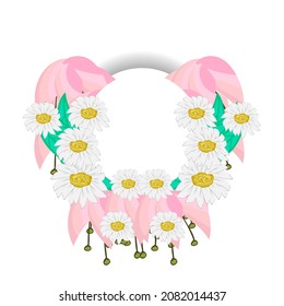 flower and leaf icon vector illustration for pattern