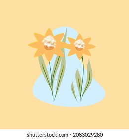 flower and leaf icon vector illustration for pattern
