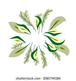 flower and leaf icon vector illustration for pattern