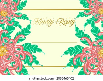 flower and leaf icon vector illustration for pattern