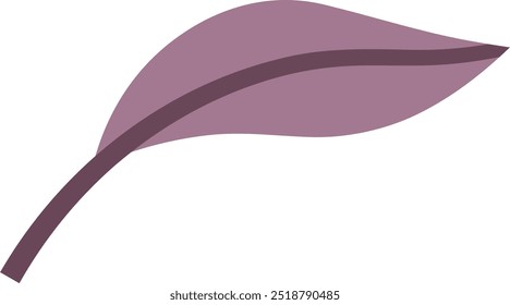Ilustración vectorial de icono de hoja de flor