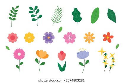 It is a flower leaf illustration design.