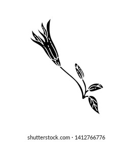 Flower Leaf Illustration Design Template Vector