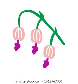 Flower Leaf Illustration Design Template Vector