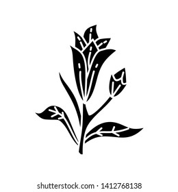 Flower Leaf Illustration Design Template Vector