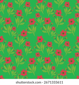 flower, leaf, meadow, nature, spring, floral, summer, illustration, vector, garden, plant, design, blossom, background, botanical, decoration, pattern, art, herb, wallpaper, chamomile, graphic, decora