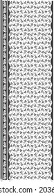 flower leaf pattern with border for fabric print. paper print. background. border. texture. tile. embroidery use