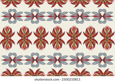 flower and leaf pattern decoration on the surface that is unique