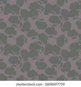 Flower and leaf pattern trendy print design, background, texture, tile, wall print, textile print
