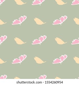 flower leaf seamless repeat patternd design. Perfect for textile design.