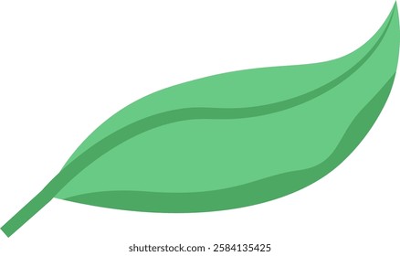 Flower Leaf Silhouette Vector Illustration