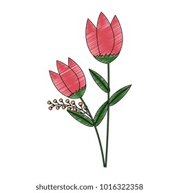 flower and leafs floral decoration