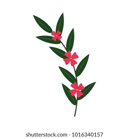 flower and leafs floral decoration