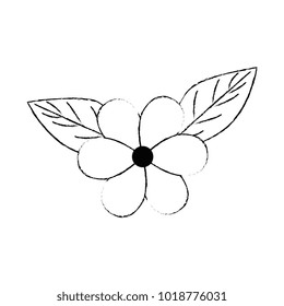 flower and leafs floral decoration