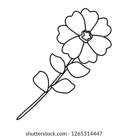 flower with leafs icon