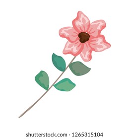 flower with leafs icon