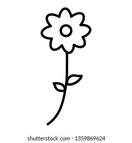 flower and leafs icon