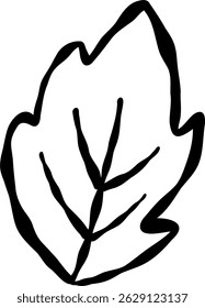 Flower Leafs Ink Artwork Kid Style