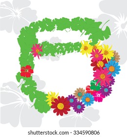 Flower letter B