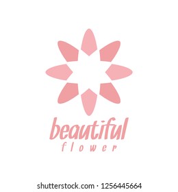 Flower of life logo design template vector illustration