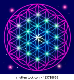 Flower Of Life Mandala ornament