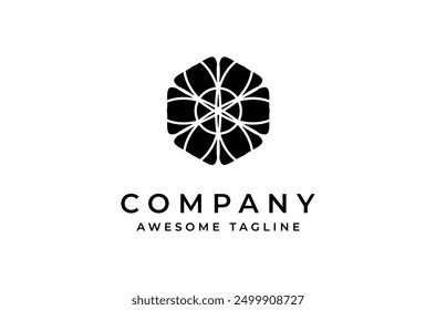 flower of life ornament for Artistic Luxury beautiful jewelry logo design