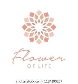 Flower of Life Pattern Logo design inspiration