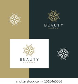 flower of life pattern logo design