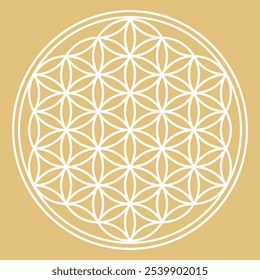 The flower of life. Sacred geometry