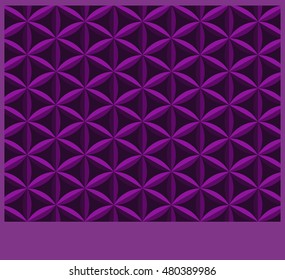 Flower Of Life Sculpted Pattern Background
