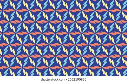 Flower of Life, seamless pattern for design and vector illustration. colorful floral background pattern