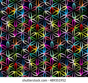 Flower of Life, seamless pattern for your design