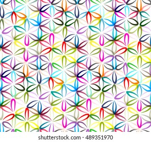 Flower of Life, seamless pattern for your design