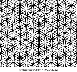 Flower of Life, seamless pattern for your design, vector illustration