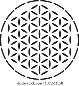 Flower Of Life Stencil, Sacred Geometry