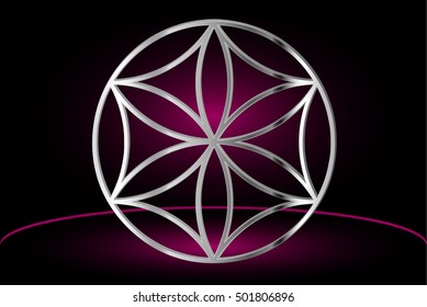 Flower of life , flower talisman ,