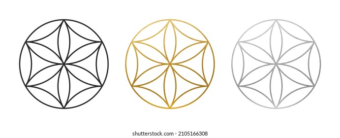 Flower of Life - Vector Set