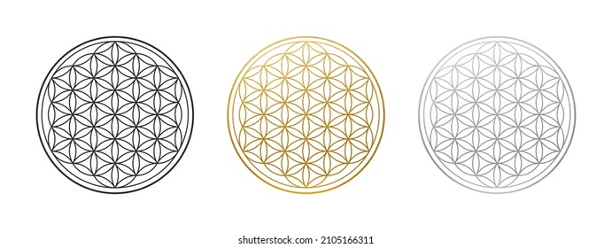 Flower of Life - Vector Set