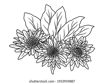 Flower Line Art Arrangements. You can use this beautiful file to print on greeting card, frame, mugs, shopping bags, wall art, telephone boxes, wedding invitation, stickers, decorations, and t-shirts.